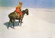 Frederick Remington The Scout : Friends or Enemies oil painting artist